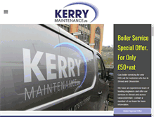 Tablet Screenshot of kerrymaintenance.com